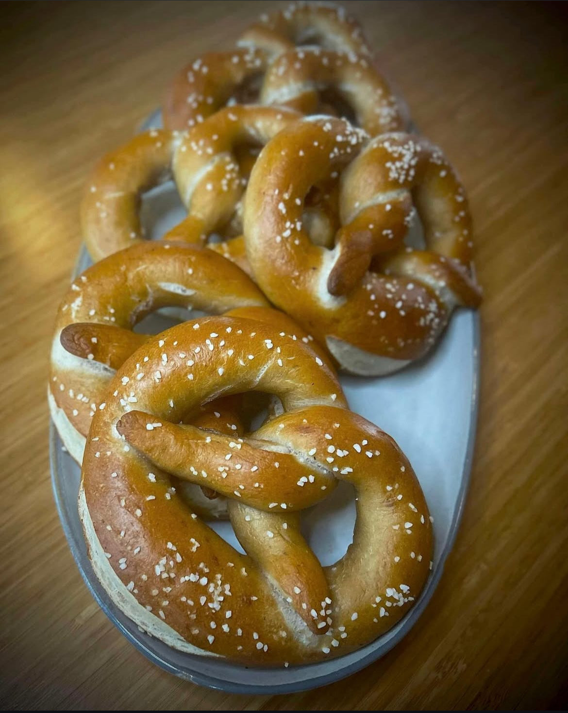 Sourdough Poi Pretzels